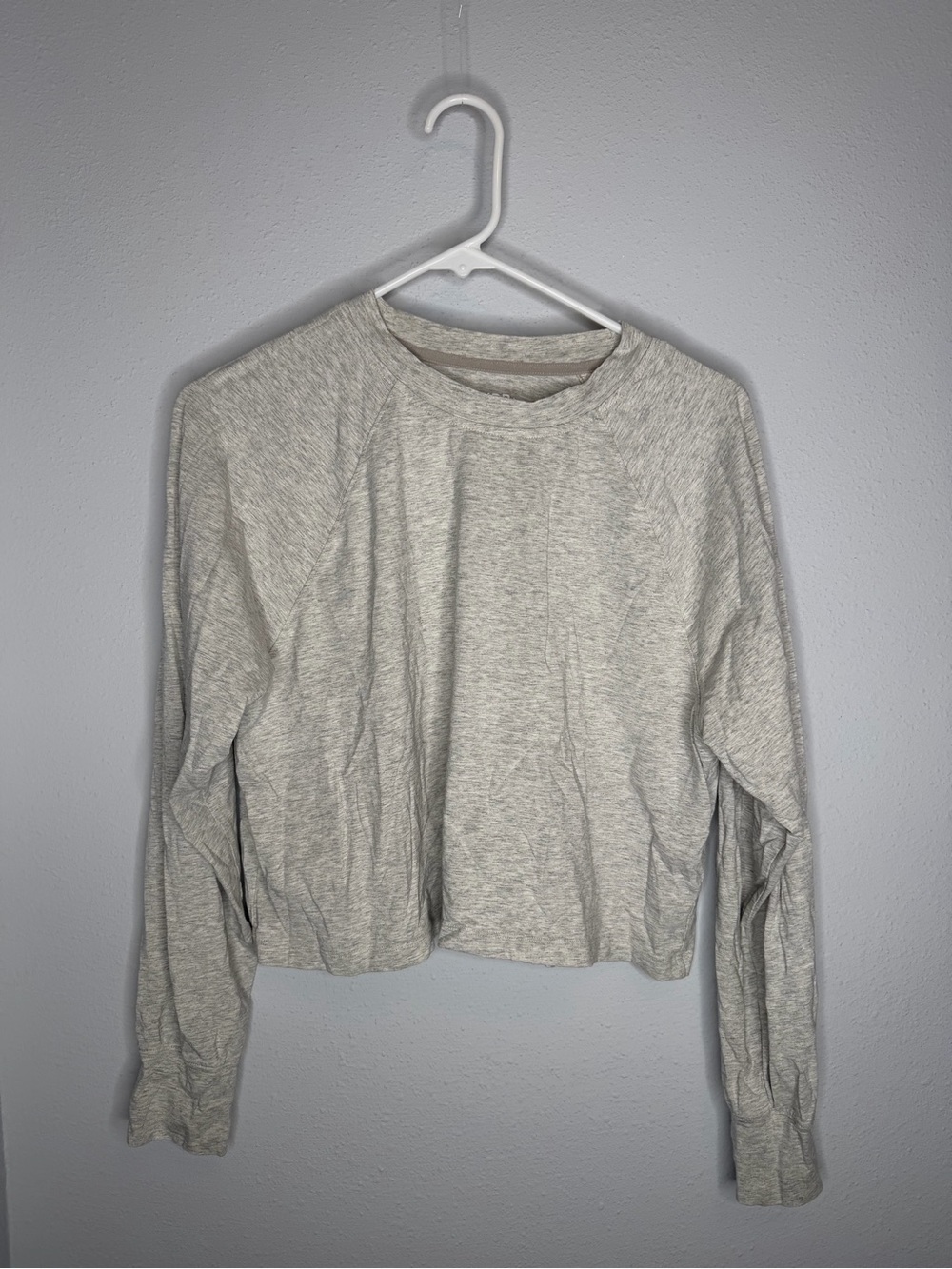 Abercrombie & Fitch YPB long sleeve light grey XS